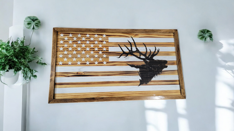 American Flag - Elk