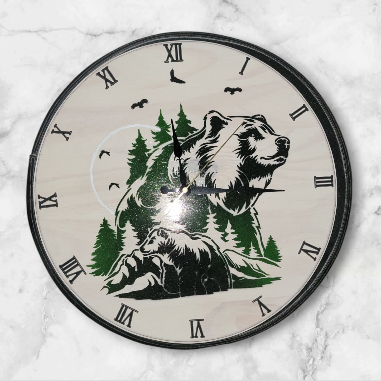 Bears 15" Clock